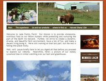 Tablet Screenshot of jadefamilyfarm.com